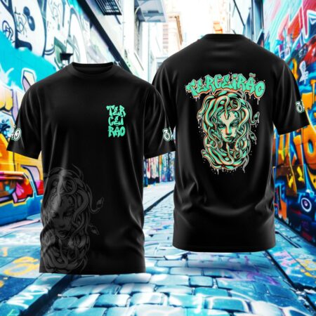 Arte para Camisa Terceirão Medusa - modelo-25A079