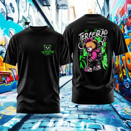 Arte para Camisa Terceirão Urso - modelo-25A020