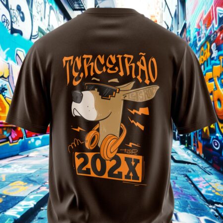 Arte para Camisa Terceirão Canguru - modelo-25A083