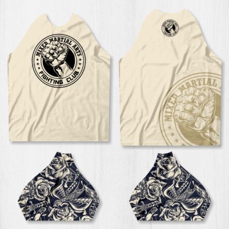 Arte para Camisa Arte Marcial - Muay Thai Treino MMA - modelo-26A001