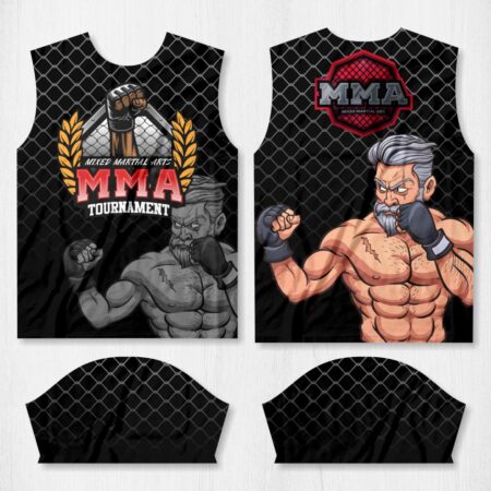 Arte para Camisa Arte Marcial - Muay Thai Treino MMA - modelo-26A003