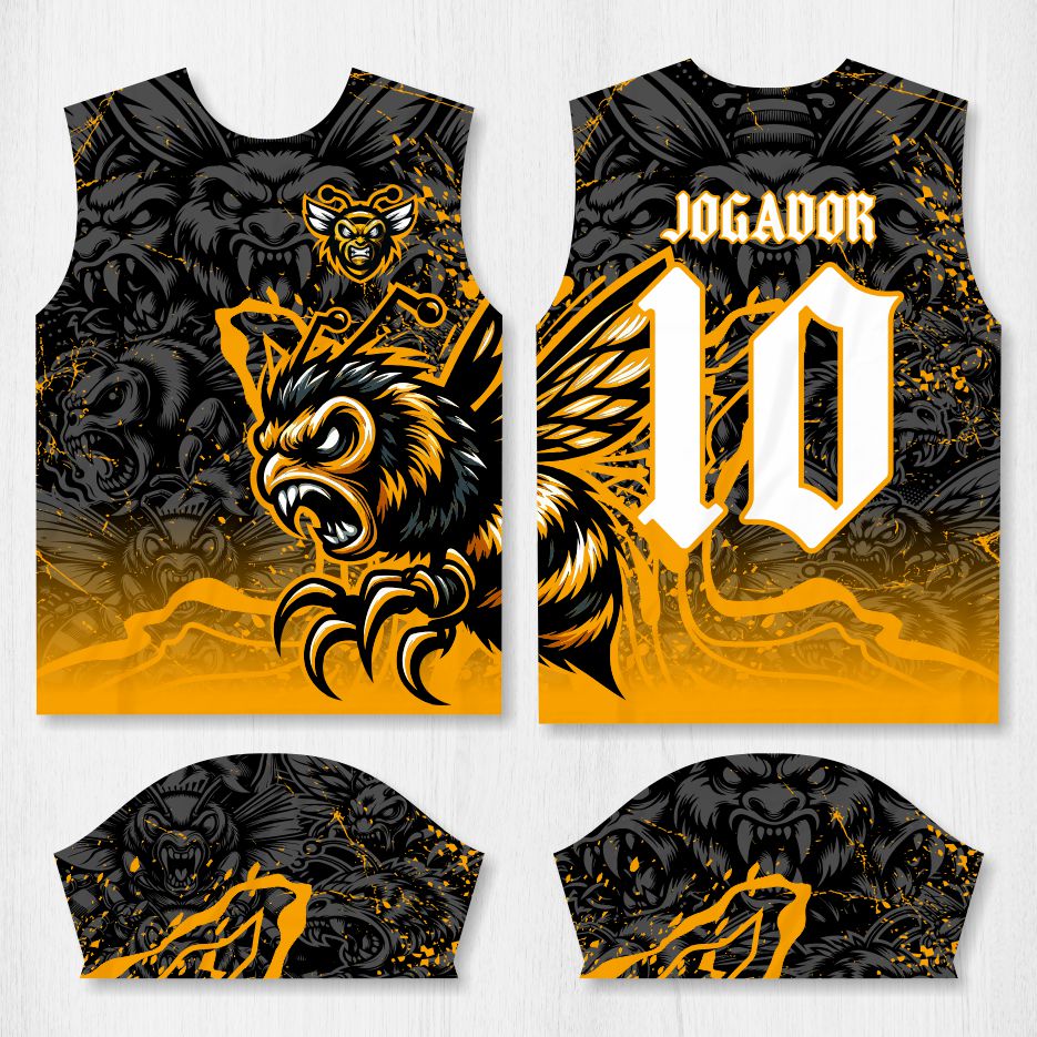 Arte para Camisa Interclasse Abelha – modelo-26B023