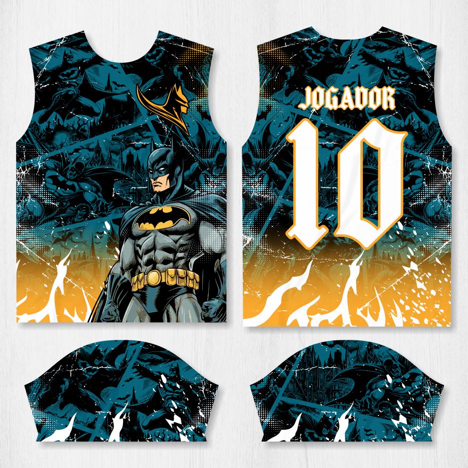 Arte para Camisa Interclasse Batman – modelo-26B021