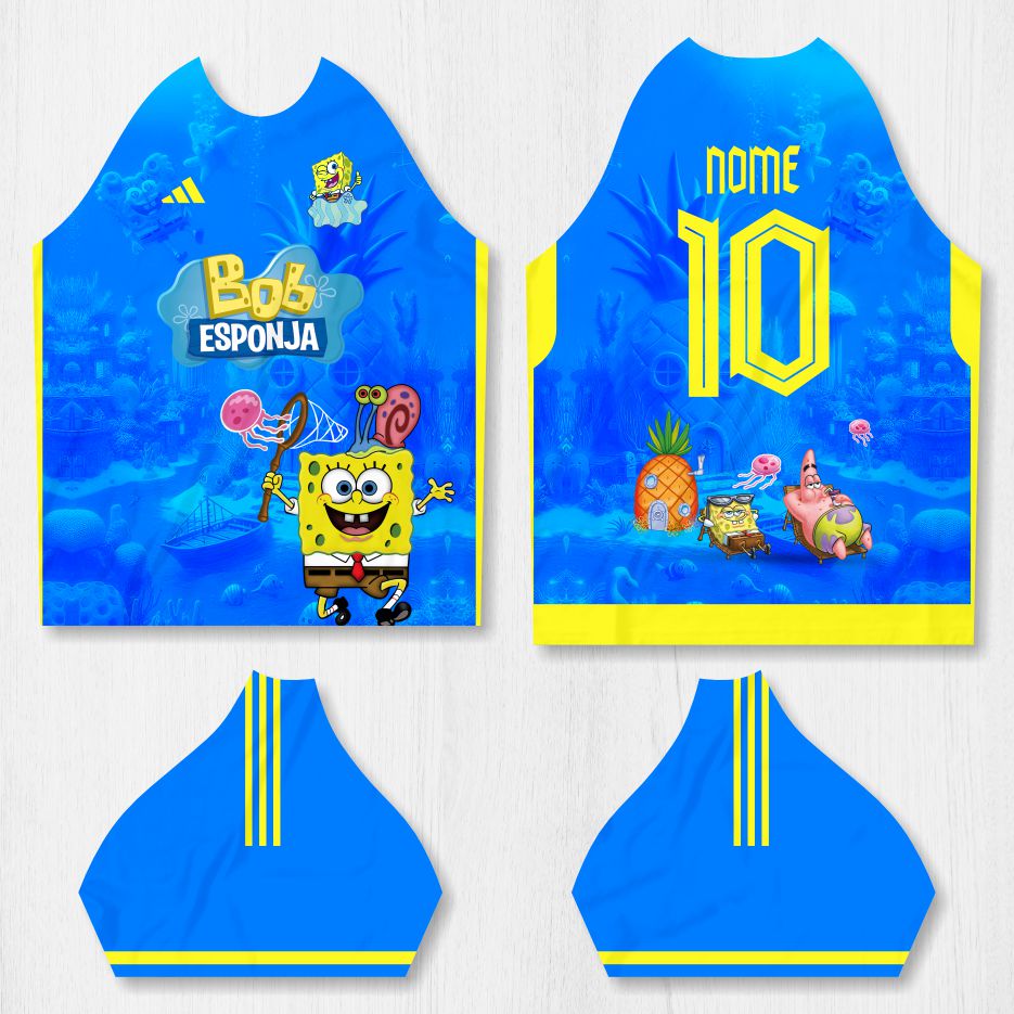 Arte para Camisa Interclasse Bob Esponja - modelo-26A041