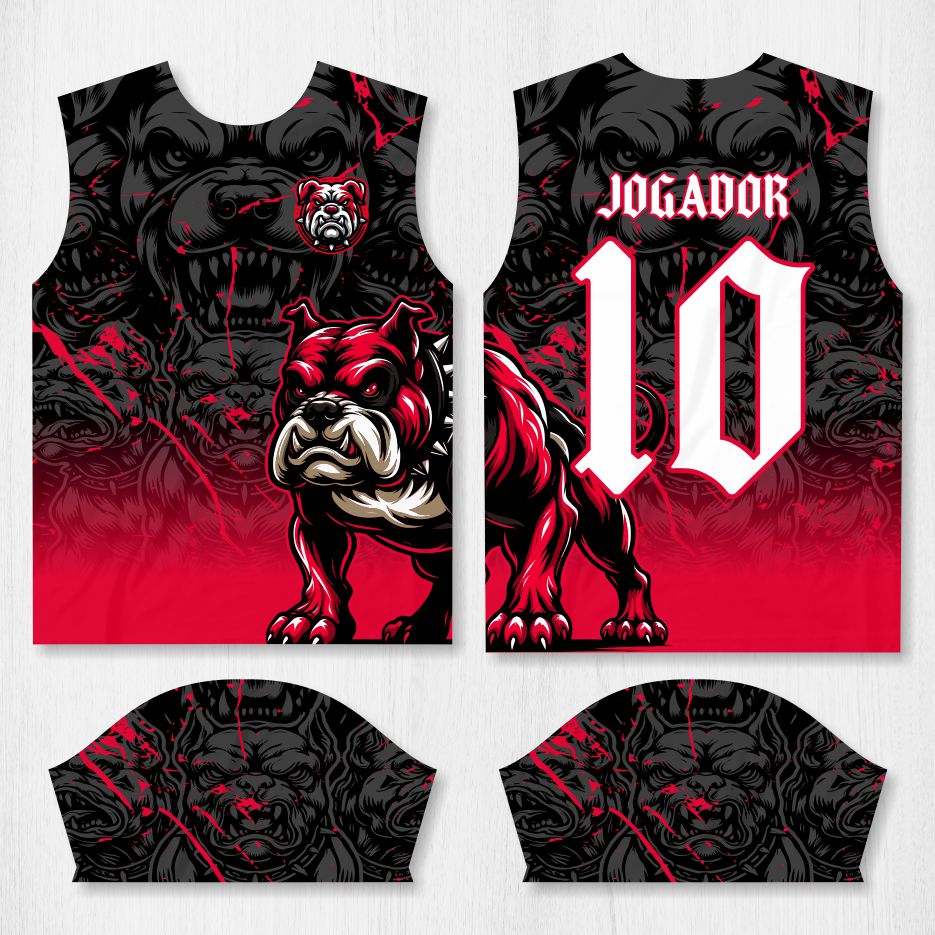 Arte para Camisa Interclasse Bull Dog – modelo-26B026