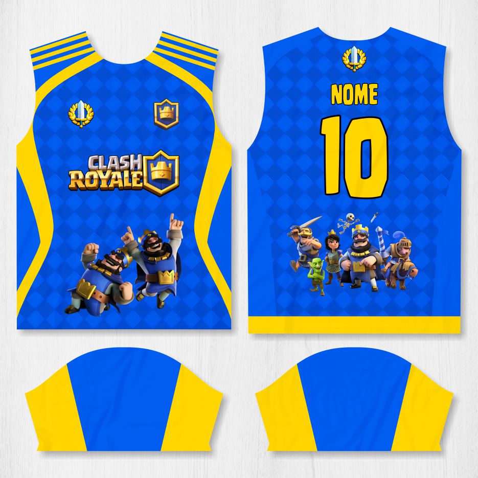Arte para Camisa Interclasse Clash Royale - modelo-26A033