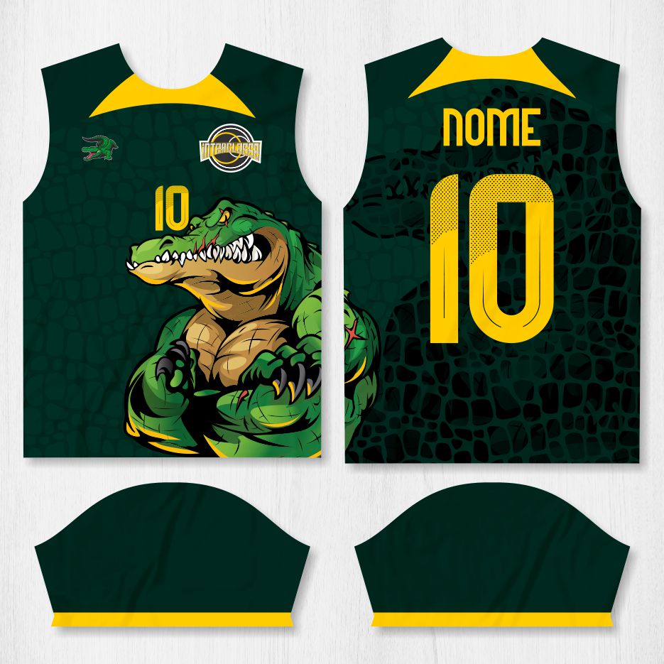 Arte para Camisa Interclasse Crocodilo – modelo-26B058