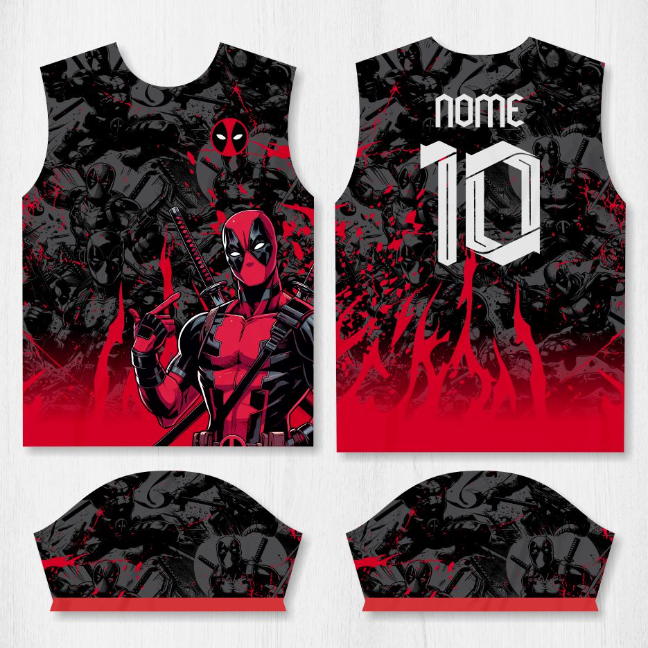 Arte para Camisa Interclasse Deadpool – modelo-26B082