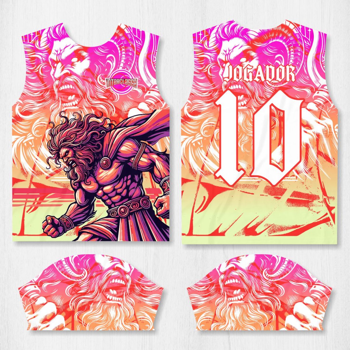 Arte para Camisa Interclasse Deus Grego – modelo-26B004