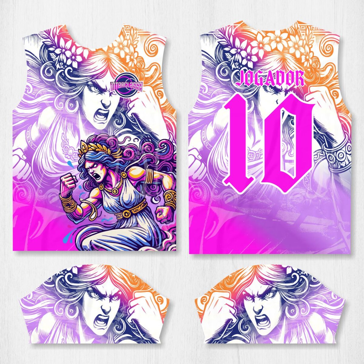 Arte para Camisa Interclasse Deusa Grega – modelo-26B006