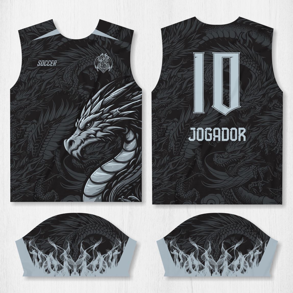 Arte para Camisa Interclasse Dragão - modelo-26A014