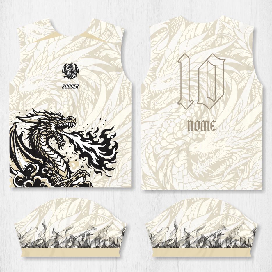 Arte para Camisa Interclasse Dragão - modelo-26A034
