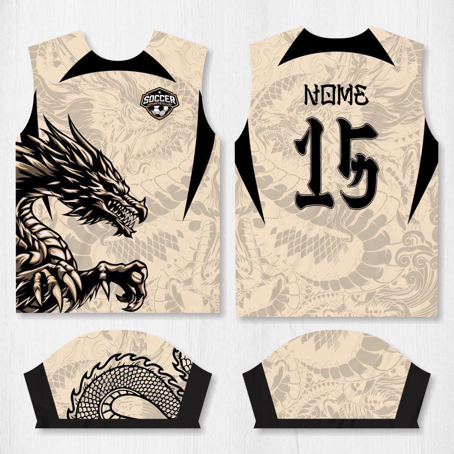 Arte para Camisa Interclasse Dragão – modelo-26B040