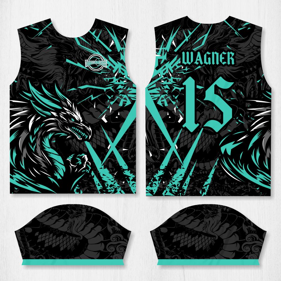 Arte para Camisa Interclasse Dragão – modelo-26B054