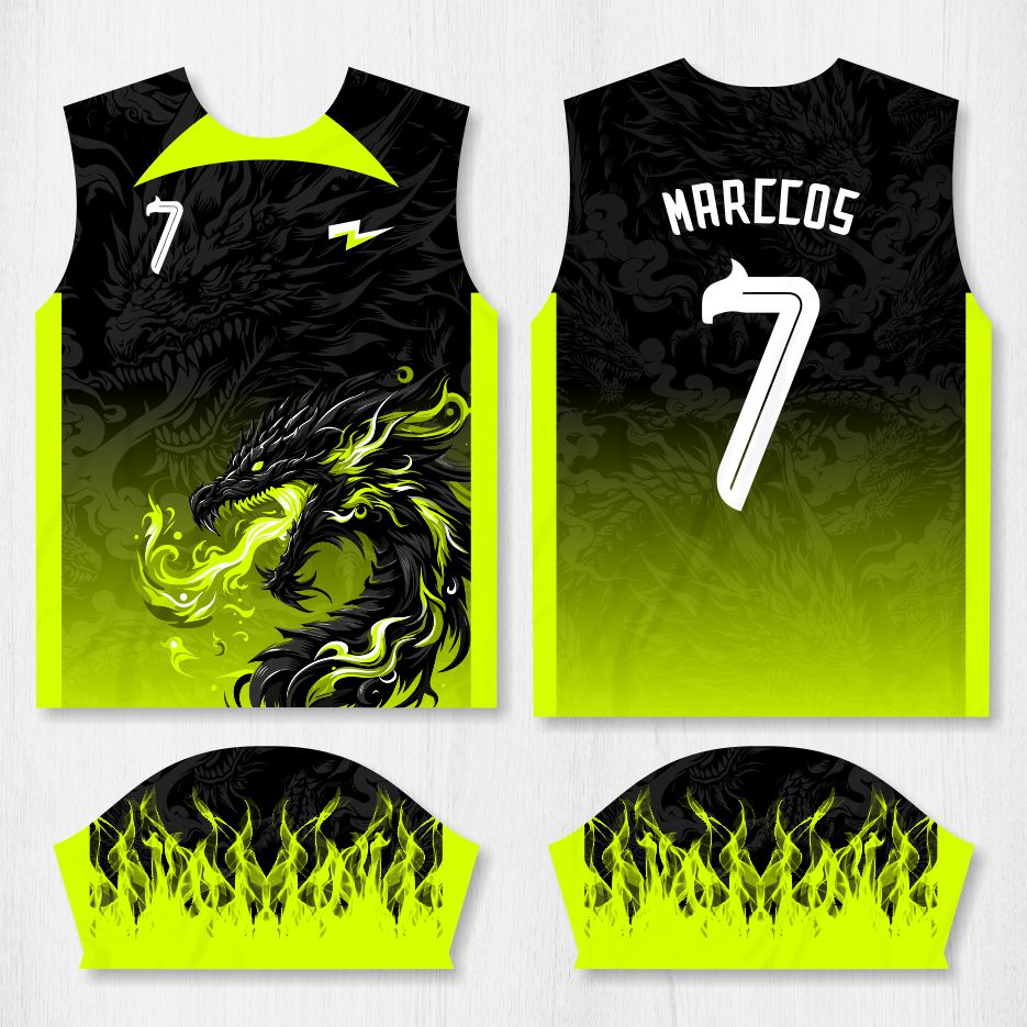 Arte para Camisa Interclasse Dragão – modelo-26B113