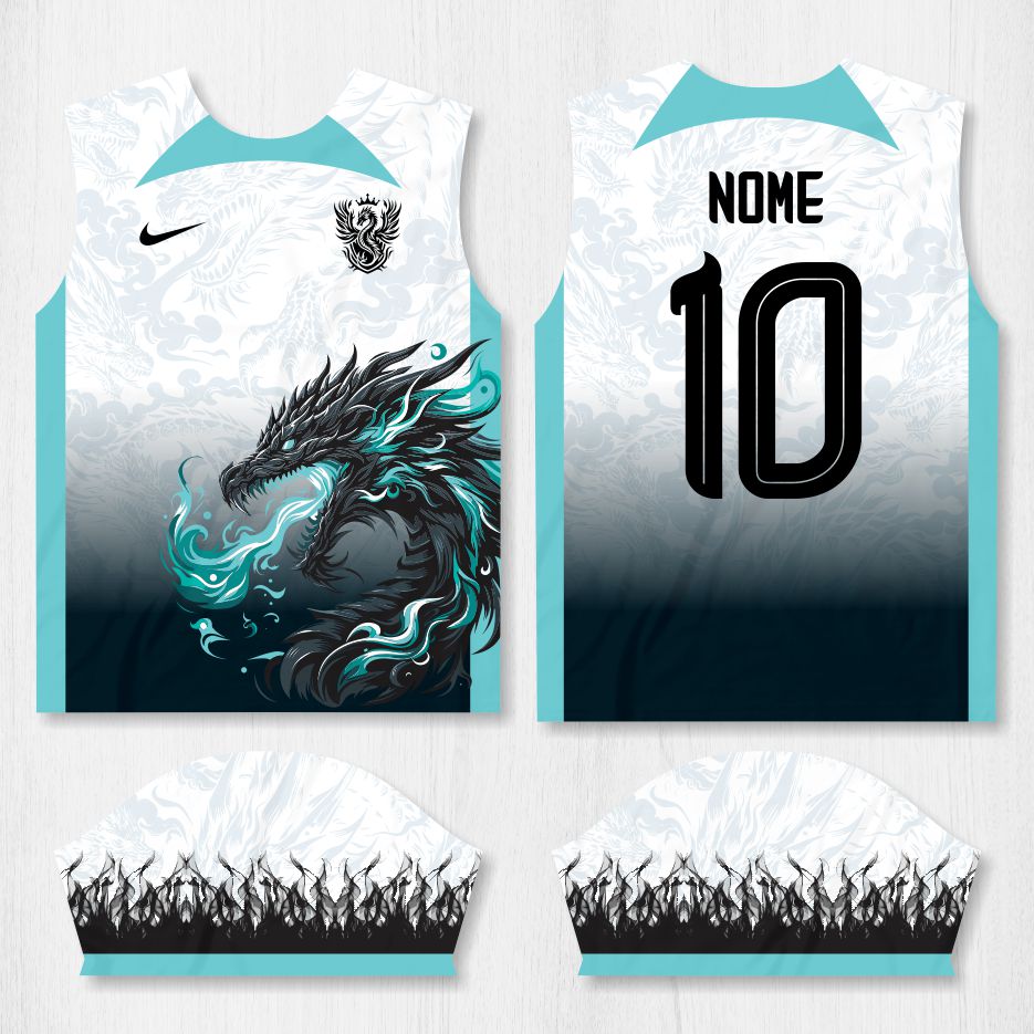 Arte para Camisa Interclasse Dragão – modelo-26B114
