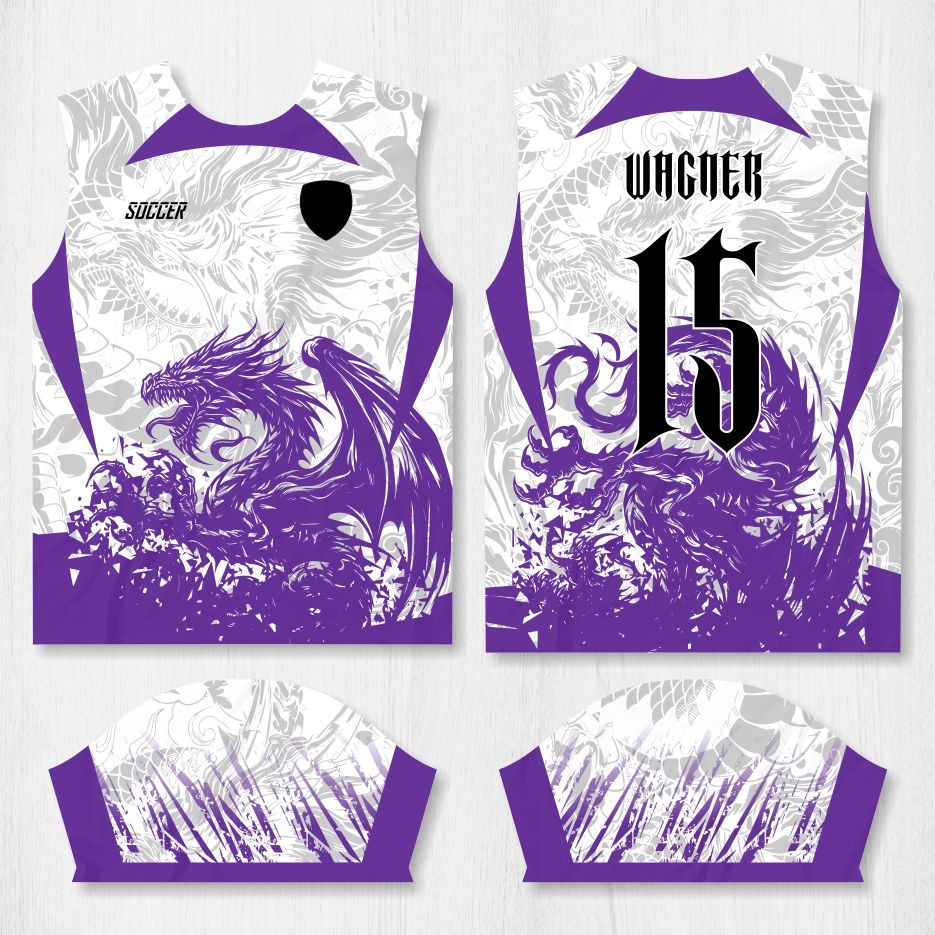 Arte para Camisa Interclasse Dragão Roxo – modelo-26B047