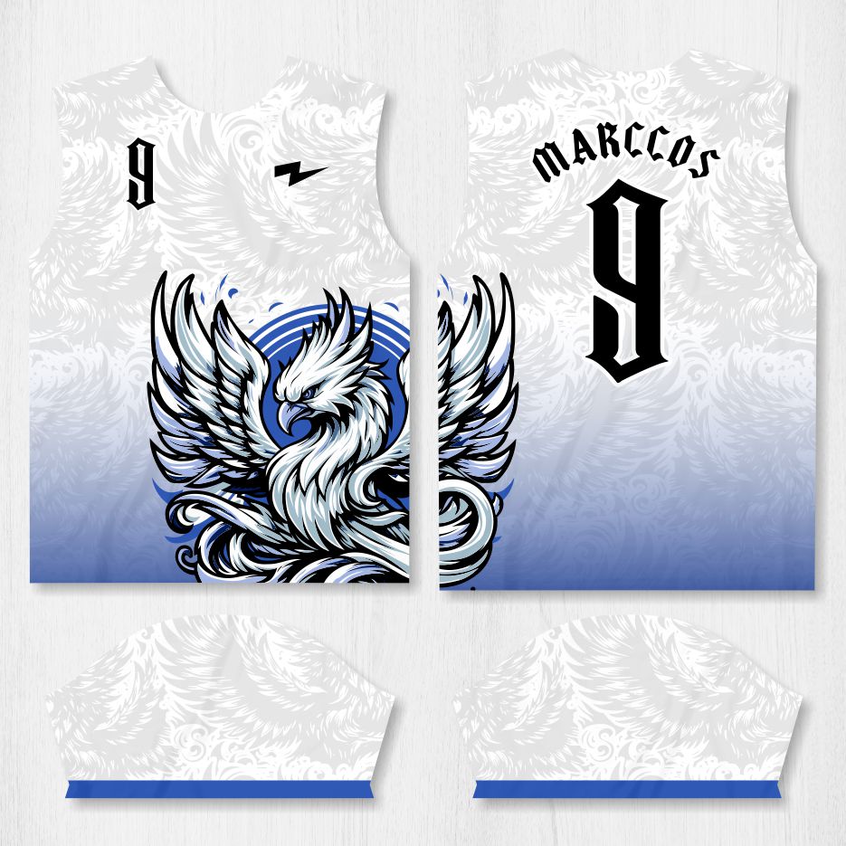 Arte para Camisa Interclasse Fênix Branca – modelo-26B117