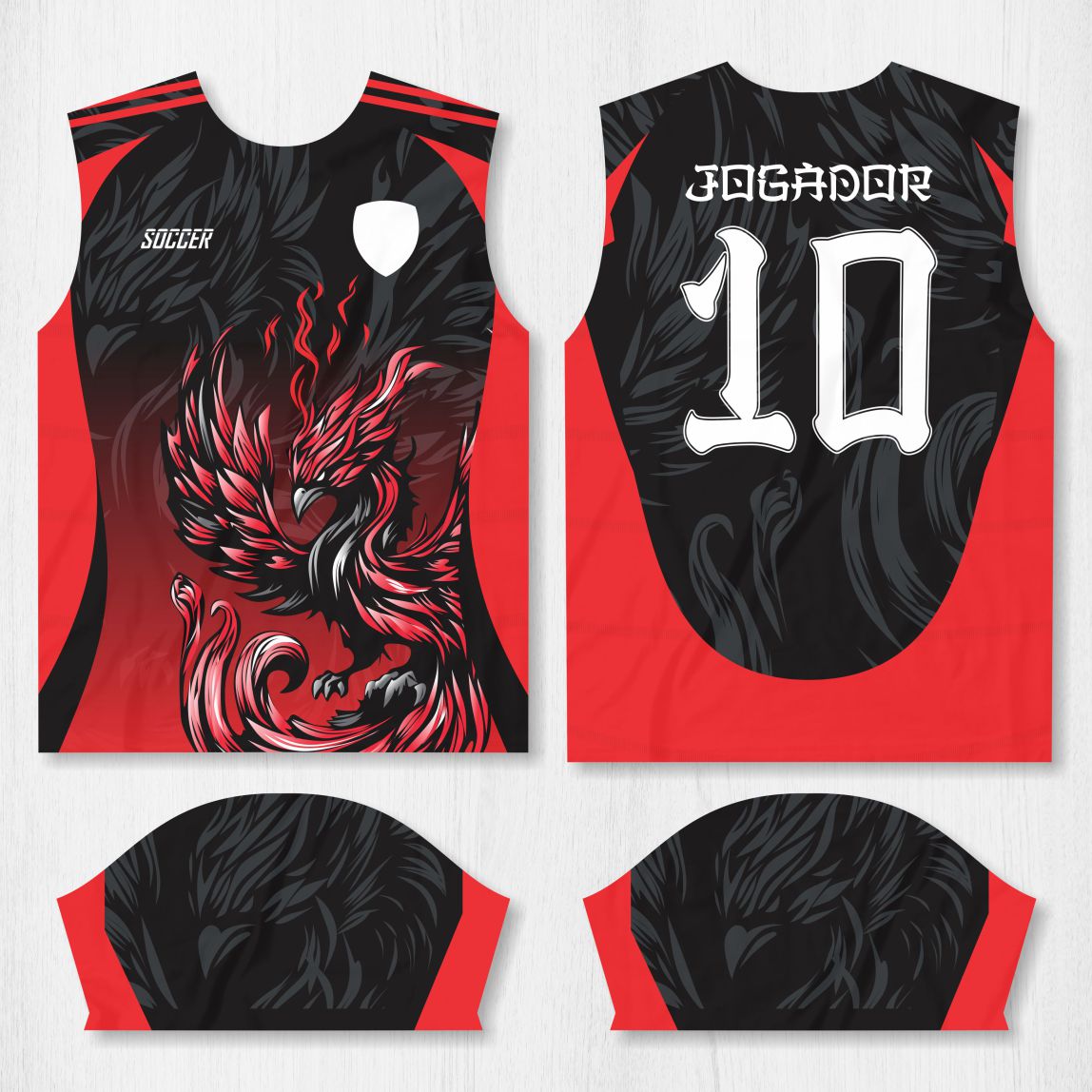 Arte para Camisa Interclasse Fenix - modelo-26A015