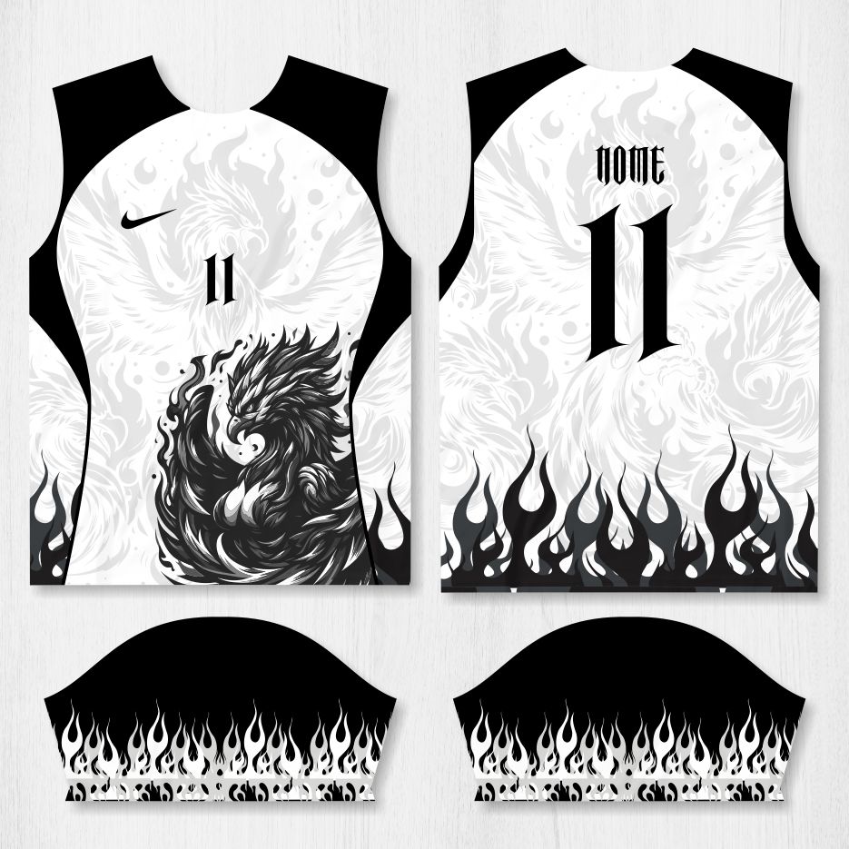 Arte para Camisa Interclasse Fênix - modelo-26A075