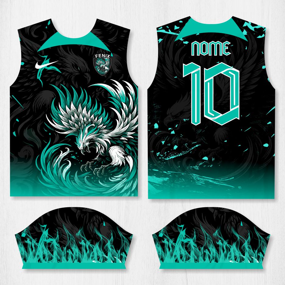 Arte para Camisa Interclasse Fênix – modelo-26B055