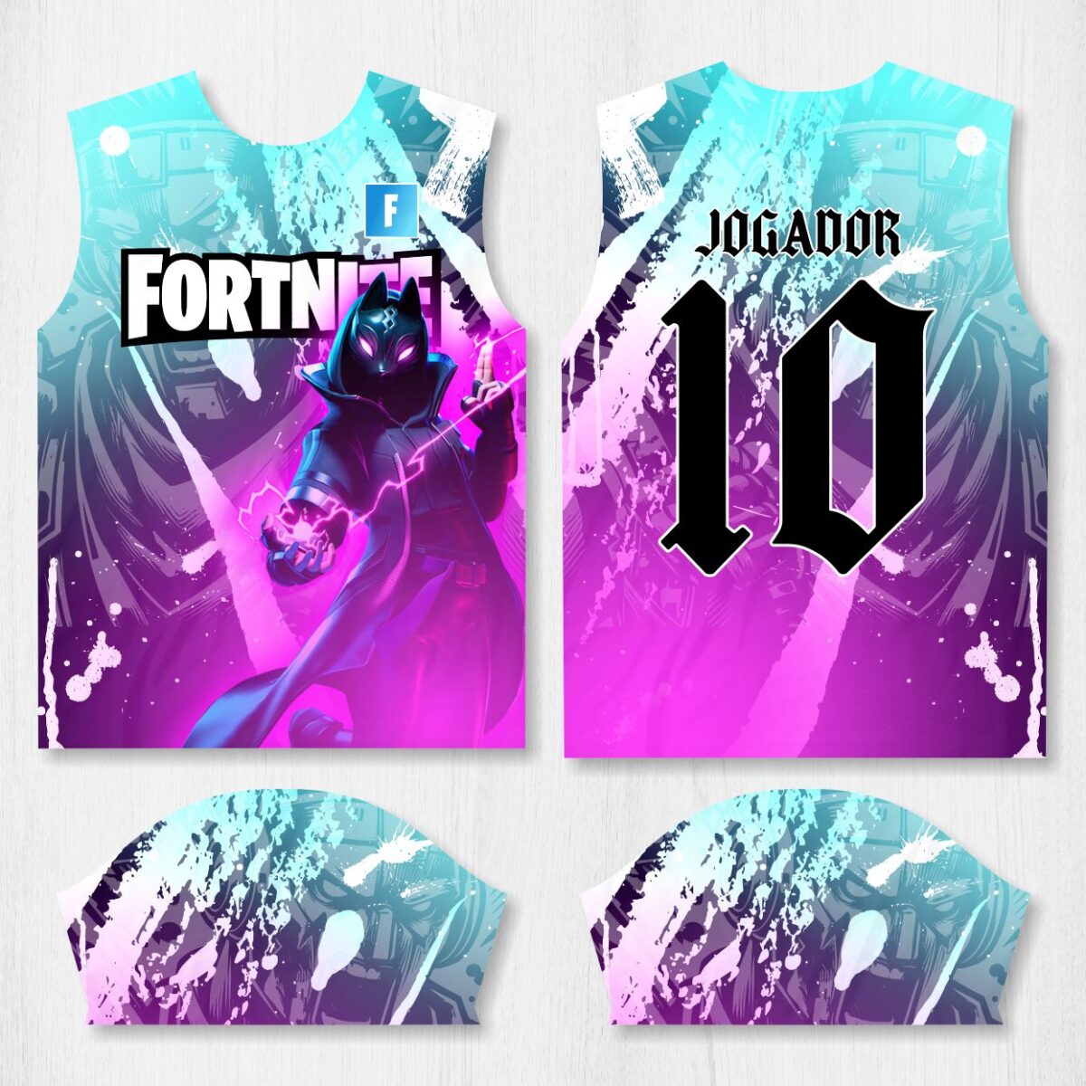 Arte para Camisa Interclasse Fortnite – modelo-26B008