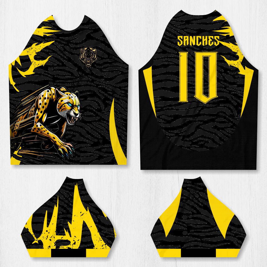Arte para Camisa Interclasse Guepardo – modelo-26B087