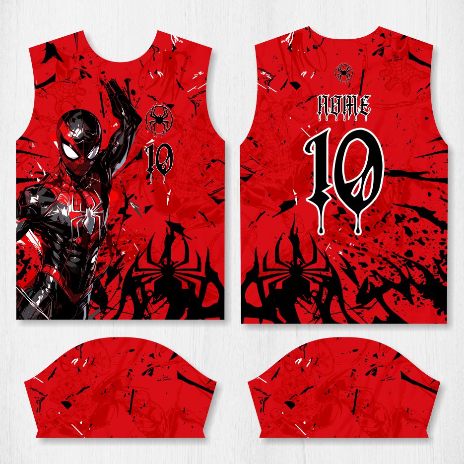 Arte para Camisa Interclasse Homem Aranha - modelo-26A098