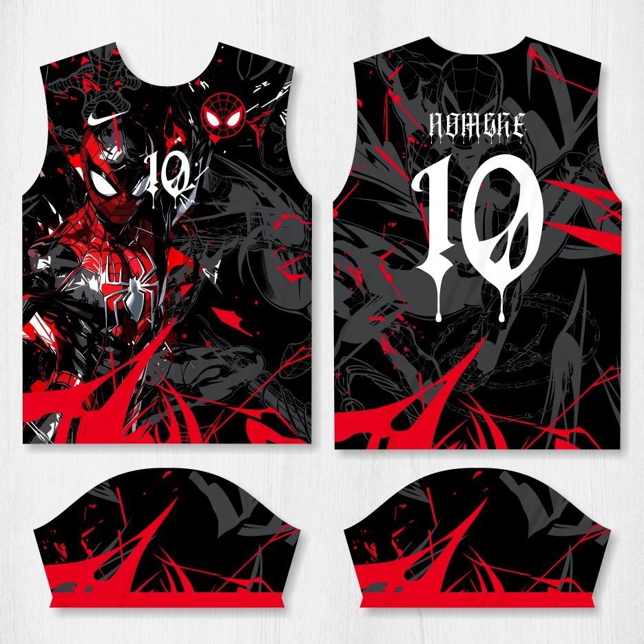 Arte para Camisa Interclasse Homem Aranha - modelo-26A096