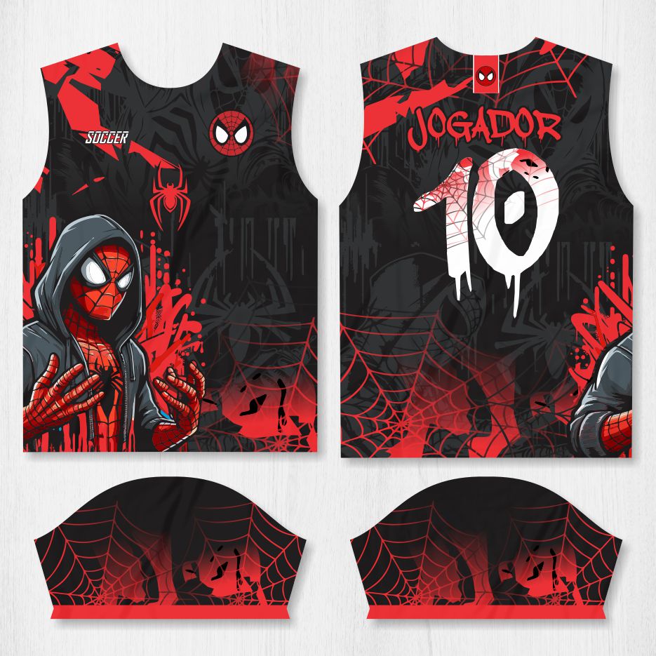 Arte para Camisa Interclasse Homem Aranha – modelo-26B088