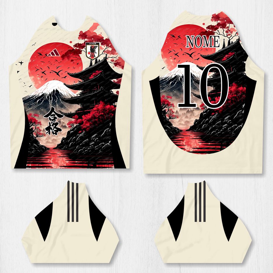 Arte para Camisa Interclasse Japão - modelo-26A064