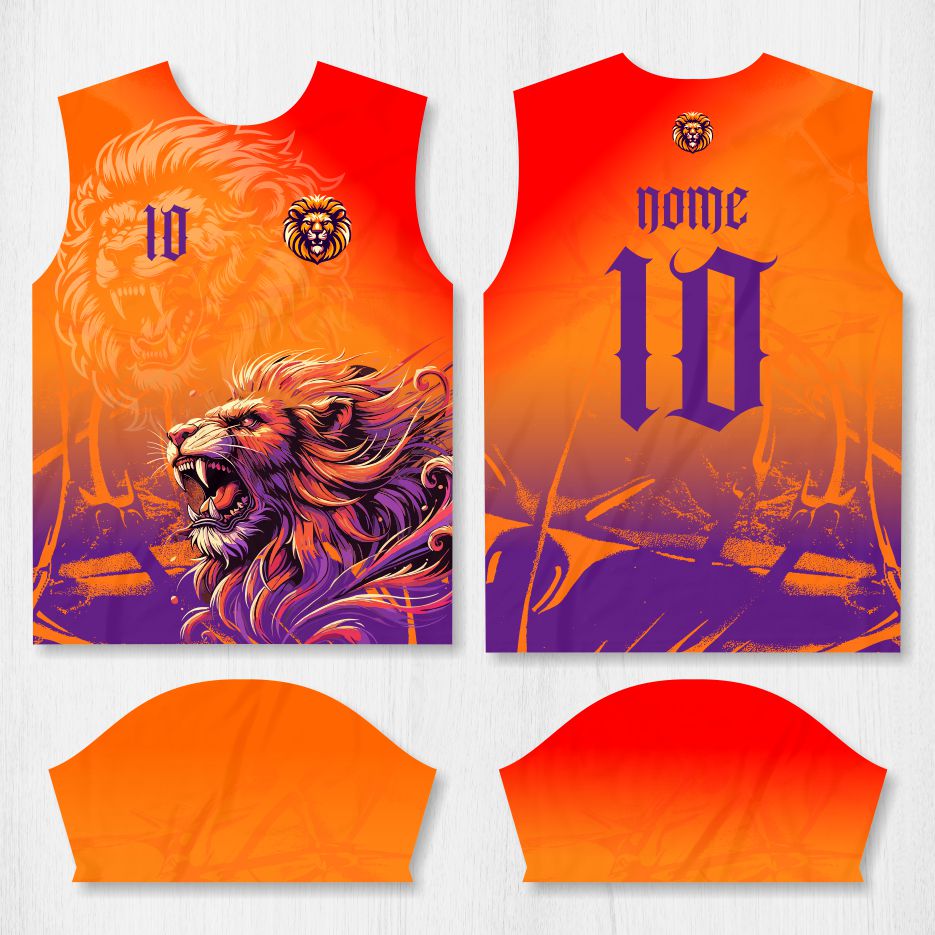 Arte para Camisa Interclasse Leão - modelo-26A057