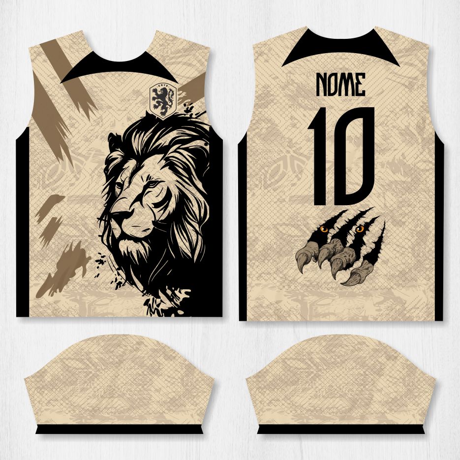 Arte para Camisa Interclasse Leão – modelo-26B036