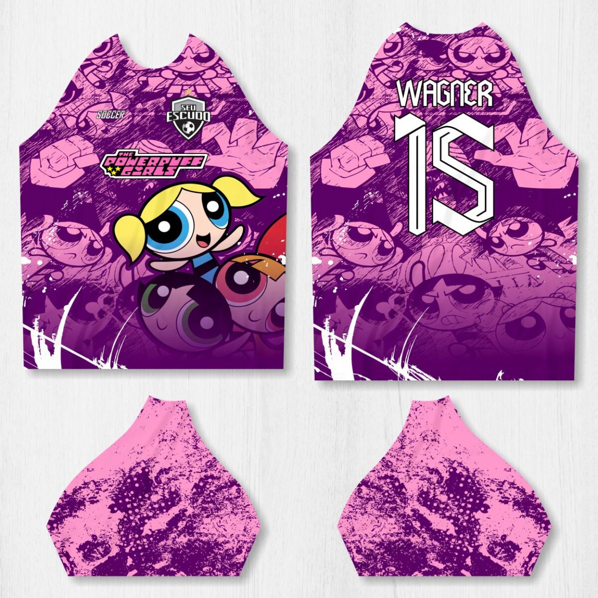 Arte para Camisa Interclasse Meninas Super Poderosas - modelo-26A017