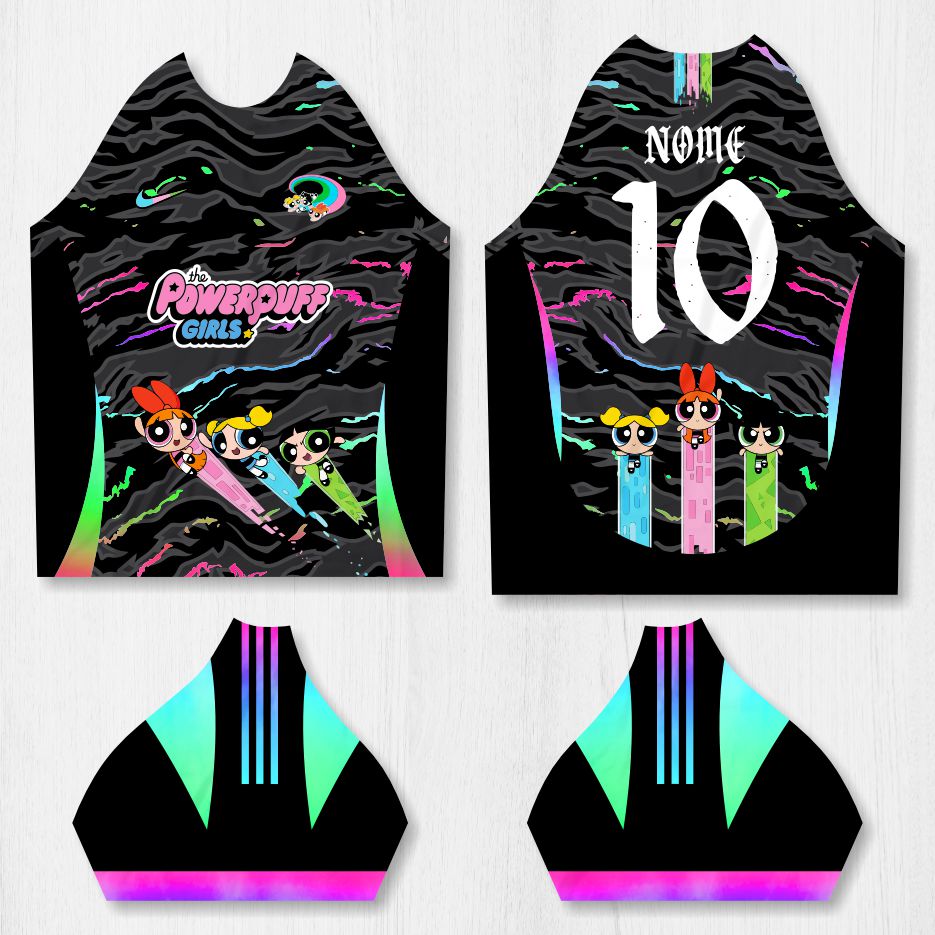 Arte para Camisa Interclasse Meninas Super Poderosas - modelo-26A110