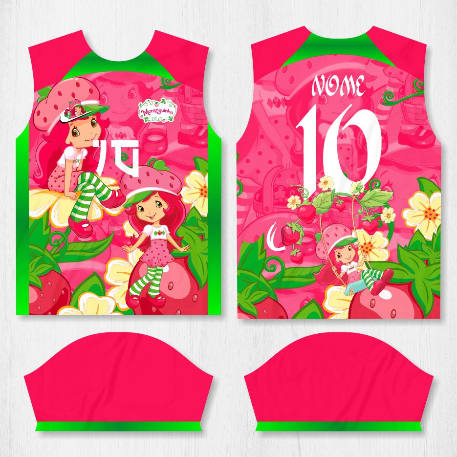 Arte para Camisa Interclasse Moranguinho - modelo-26A100