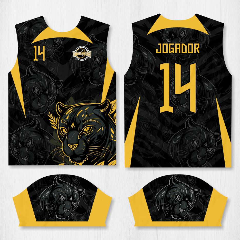 Arte para Camisa Interclasse Pantera – modelo-26B039