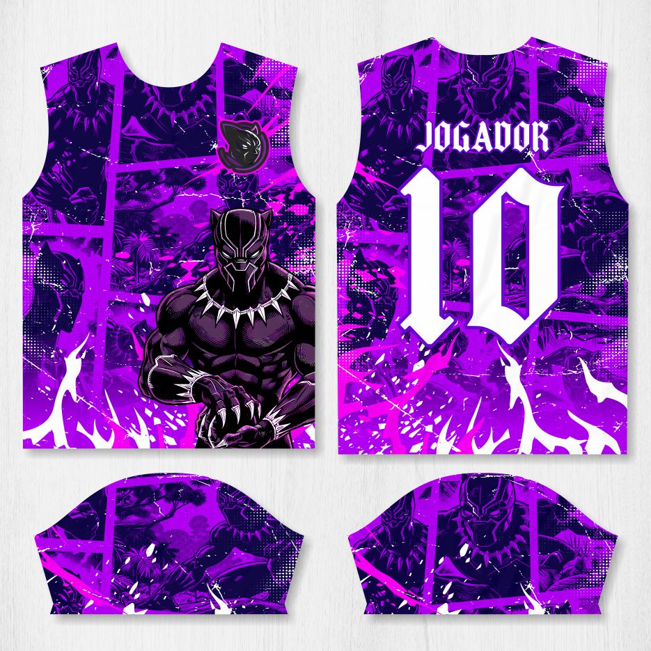 Arte para Camisa Interclasse Pantera Negra – modelo-26B024