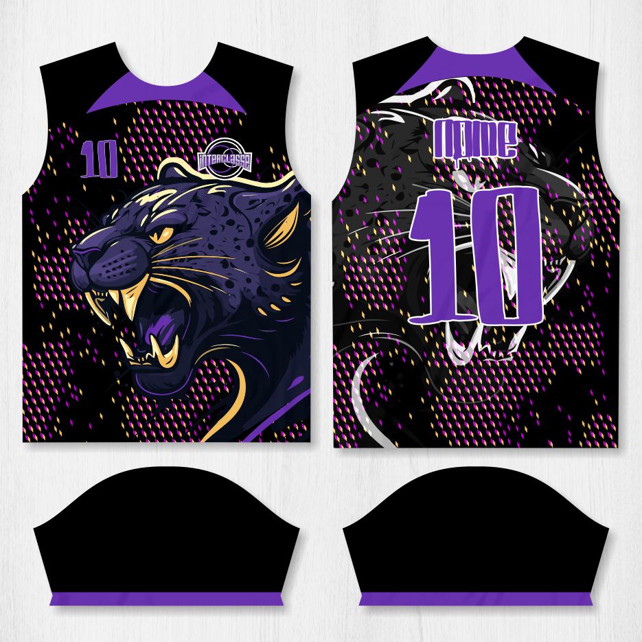 Arte para Camisa Interclasse Pantera Negra – modelo-26B063
