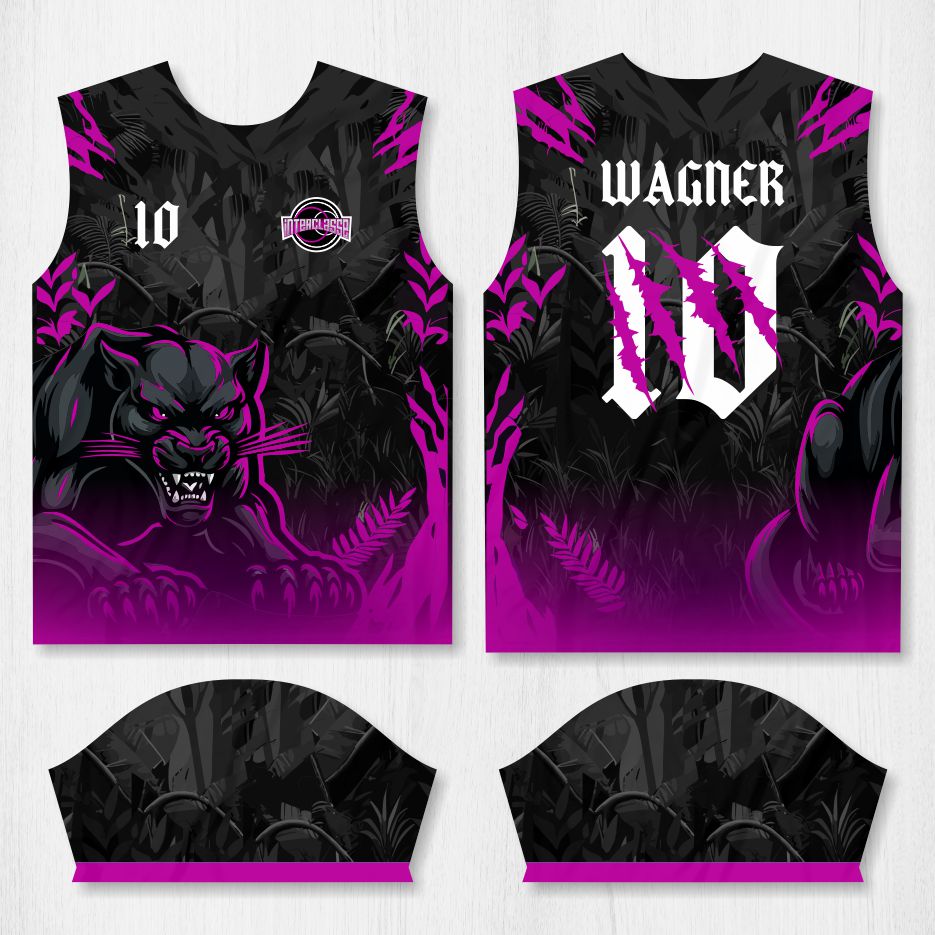 Arte para Camisa Interclasse Pantera Negra – modelo-26B075