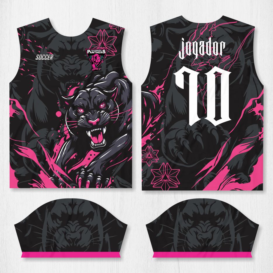 Arte para Camisa Interclasse Pantera Negra – modelo-26B100