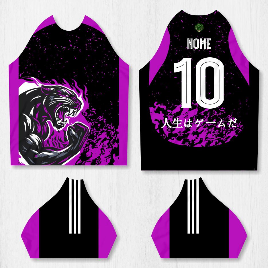 Arte para Camisa Interclasse Pantera Negra – modelo-26B103