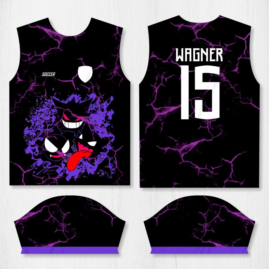 Arte para Camisa Interclasse Pokemon Gengar - modelo-26A029