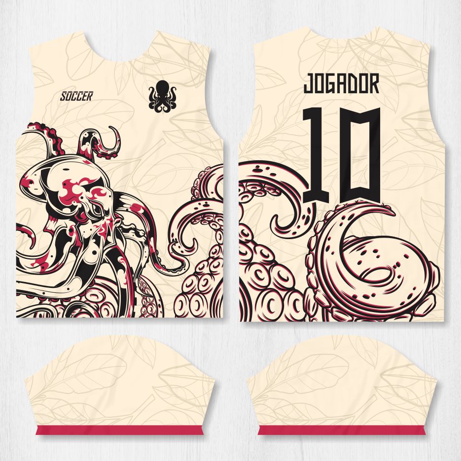 Arte para Camisa Interclasse Polvo – modelo-26B038