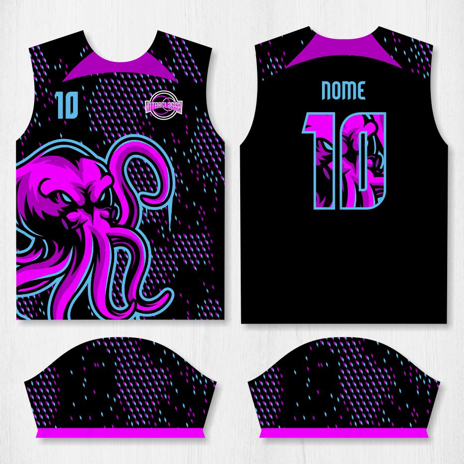 Arte para Camisa Interclasse Polvo – modelo-26B071