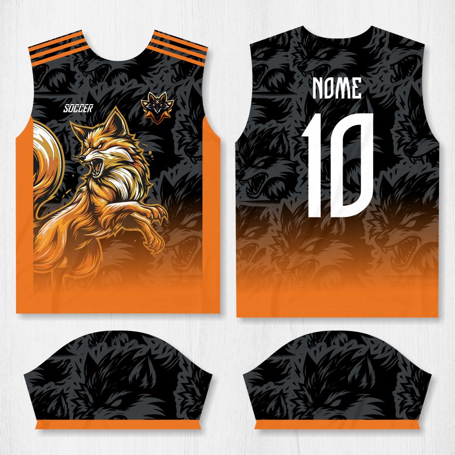 Arte para Camisa Interclasse Raposa – modelo-26B119