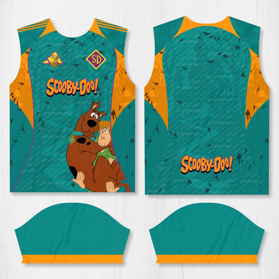 Arte para Camisa Interclasse Scooby Doo - modelo-26A097