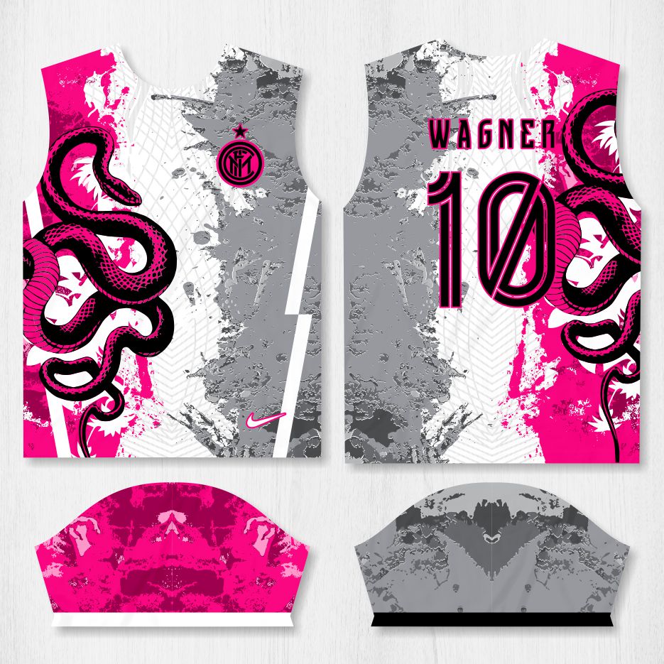 Arte para Camisa Interclasse Serpente Milan – modelo-26B045
