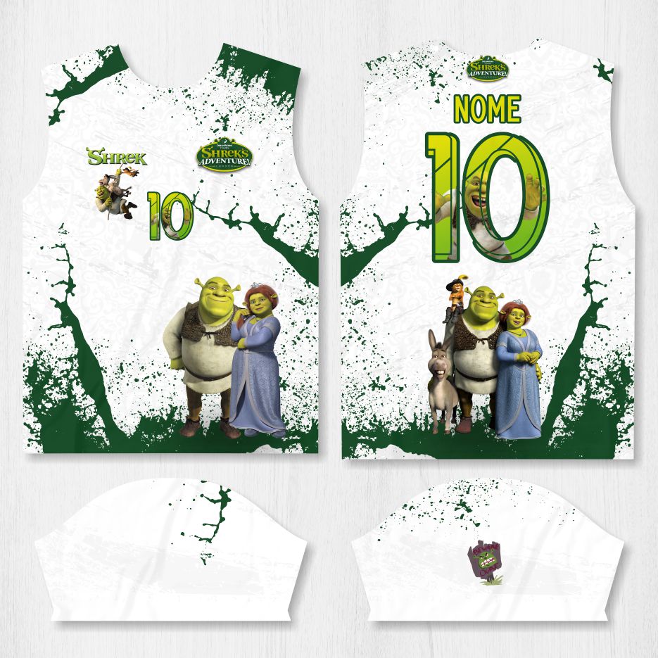 Arte para Camisa Interclasse Shrek - modelo-26A060