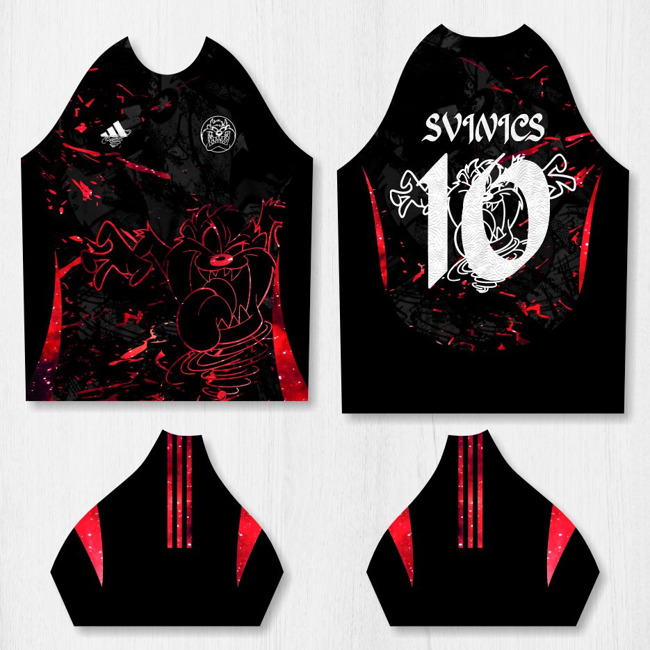 Arte para Camisa InterclasseTaz Mania - modelo-26A037